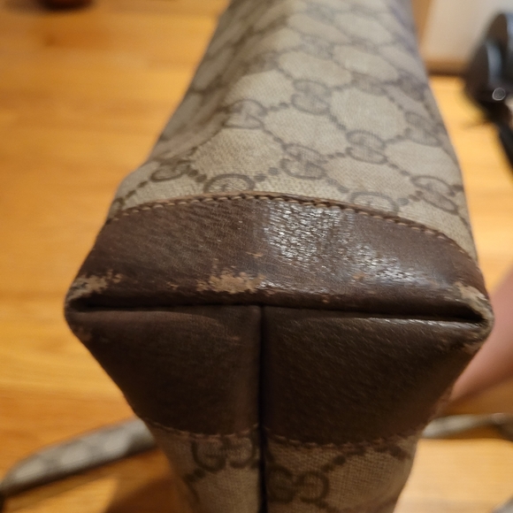 Authentic Vintage Gucci Logo Tote - Picture 7 of 14